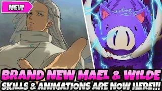 *BRAND NEW SUNSHINE MAEL & WILD ANIMATIONS* SKILLS, FIRST LOOK, GAMEPLAY & SHOWCASE (7DS Grand Cross