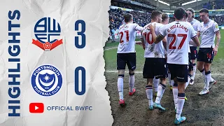HIGHLIGHTS | Bolton Wanderers 3-0 Portsmouth