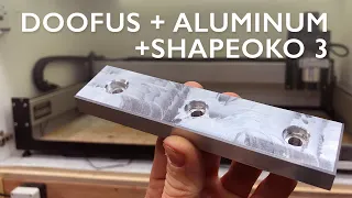 First Attempt Milling Aluminum on Shapeoko 3