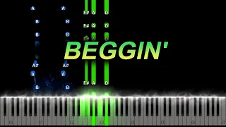 Måneskin - Beggin' Piano Tutorial