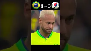 Brazil 🇧🇷 4-1 South Korea 🇰🇷 🥶🔥 | Fifa World Cup 2022 | Highlights #shorts #football #youtube