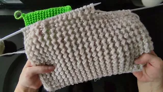 САМЫЙ УЮТНЫЙ И ПРОСТОЙ УЗОР СПИЦАМИ.МАСТЕР КЛАСС.simple knitting pattern