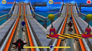 Sonic vs Shadow on Sonic Adventures 2 Battle!! HD