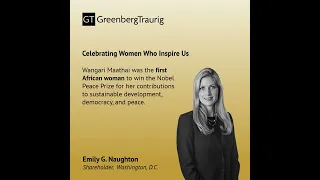 GT Women's History Month 2022 Emily Naughton Talks About Wangari Maathai