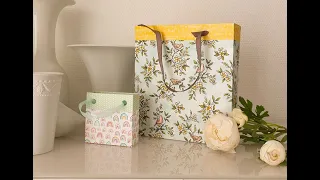 Geschenktaschen Variante 1, schnell gemacht, verschiedene Größen möglich, Stampin Up