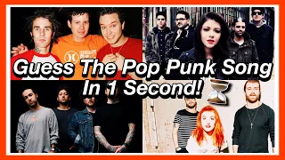 Guess The Pop Punk Song In 1 Second! 🧡