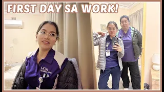 FIRST DAY SA WORK! BAKIT NAIYAK!? I RichZigzVlogs