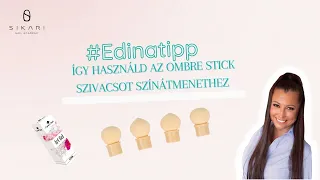 Így használd az OMBRE stick szivacsot színátmenethez (teljes videó)🧽🌈🌟 #tutorialvideo