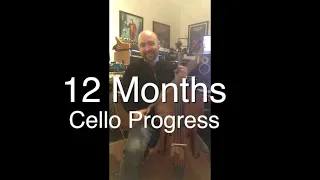 1 year cello progress (Adult Learner)