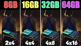 How Much RAM Do Games Need? 8GB vs. 16GB vs. 32GB vs. 64GB