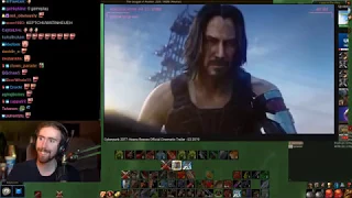 Asmongold Reacts to Cyberpunk 2077: Keanu Reeves Official Cinematic Trailer - E3 2019