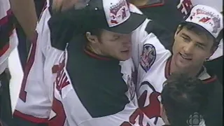 1995 Stanley Cup Final Devils vs. Red Wings - Final Minutes, Trophy Presentations, Celebration