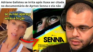 ADRIANE GALISTEU SE IRRITA POR NÃO APARECER EM DOCUMENTÁRIO DE AYRTON SENNA