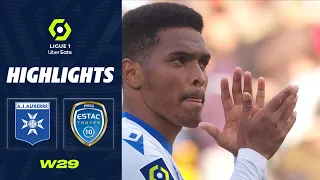 AJ AUXERRE - ESTAC TROYES (1 - 0) - Highlights - (AJA - ESTAC) / 2022-2023