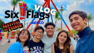 Vlog Six Flags Festival del TERROR 🎢😱