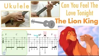 Can You Feel the Love Tonight / The Lion King (Ukulele) [TAB]