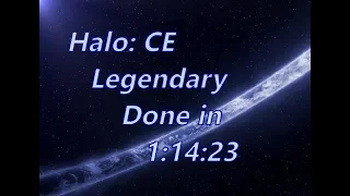 Halo: CE Legendary Speedrun in 1:14:23