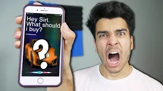 Siri Decides EVERYTHING We Buy! Buying 100% Random Products with SIRI! (Buy Challenge)