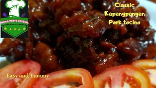 How to make classic Pampanga tocino using only 3 ingredients. No food coloring and no preservatives.
