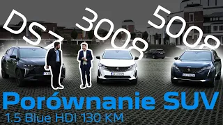 DS7 vs Peugeot 3008 vs Peugeot 5008 I Wielkie porównanie SUV I Auto Centrum Golemo