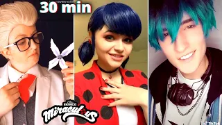 *30 min* Miraculous Ladybug and Cat Noir Cosplay TikTok