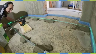 Laying screed extremely easily and quickly As easy to process as a fill