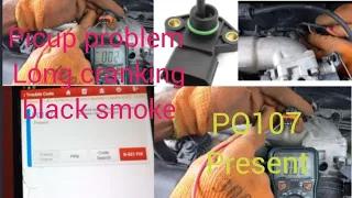 Hyundai Santro picup problem|| mileage problem|| Map sensor  problem||p0107