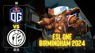 OG проти G2.iG | Гра 1 | ESL One Birmingham 2024 - Playoffs