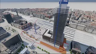 Pôle d’échanges multimodal Lyon Part-Dieu : les travaux en 3D