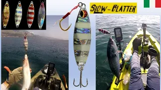 Slow Blatter: un artificiale economico da slow jigging per la pesca in acque basse.