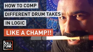 Recording Drums: Comping Takes In Logic X