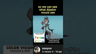 Is Alastor colorblind? Hazbin Hotel Theory