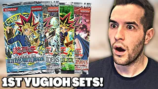 Opening The FIRST Yugioh Sets EVER MADE!