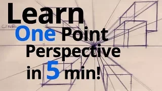 LEARN ONE POINT PERSPECTIVE IN 5 MIN!