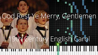 🎹 [Piano Solo]God Rest Ye Merry, Gentlemen, 19th Century English Carol-Synthesia Piano Tutorial