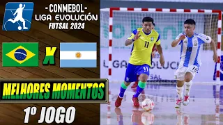 Brasil X Argentina | 1º Jogo | Liga Evolução de Futsal 2024 (01/06/2024)