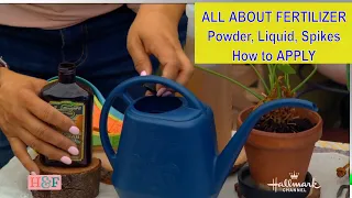 All About PLANT FERTILIZER Food 🍀 Indoor/Outdoor Plants🍀 How Apply Powder, Liquid & Spike Fertilizer