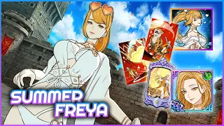 [Showcase] Goddess of Beauty Freya (Summer Illusion) - Skills Animations (7DS: Grand Cross)