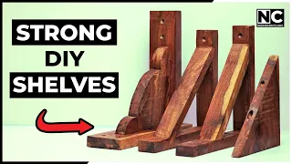 How to Make Wooden Shelf Brackets in 4 Ways – Easy DIY Guide!