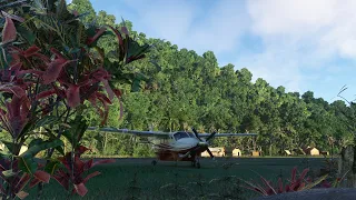 Exploring Orbx Papua New Guinea Highlands Packs 1 & 2 with the Grand Caravan in Flight Simulator