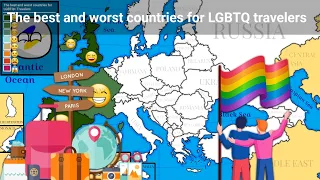 The best and worst countries for LGBTQ travelers