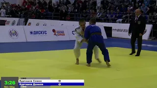 55 kg Курташов С Курташов Д 12 02 2016 Т3 ПЕРВЕНСТВО РОССИИ до 18, НОВОСИБИРСК 2016