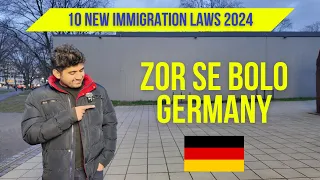 10 NEW Immigration LAWS - Germany 2024 - | Good news for Students and Professionals