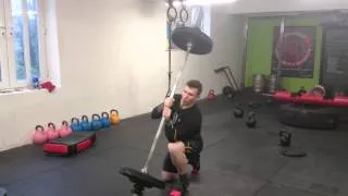 80kg Barbell Bent Press