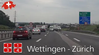 Switzerland (CH): A1/A3 + A3/A4 Wettingen - Zürich