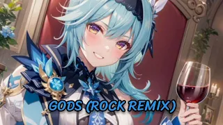 Nightcore - GODS (NewJeans ft. League of Legends) Rock Version [Lyrics]