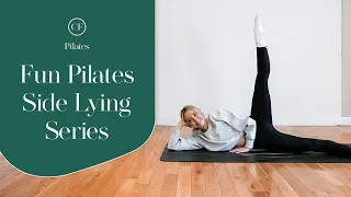 Pilates Side Lying Series  | 20 Min Pilates Glutes & Inner & Outer Thighs Workout, No Equipment