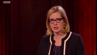 Amber Rudd mocked as she says 'judge us on our record'