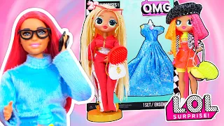 Видео про куклы Лол. Распаковка набора Лол ОМГ и игры в одевалки. Игрушки для детей