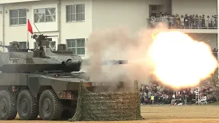 機動戦闘車がドッカンドッカン撃ちまくる!! 第14旅団創隊13周年・善通寺駐屯地開設69周年記念行事 訓練展示